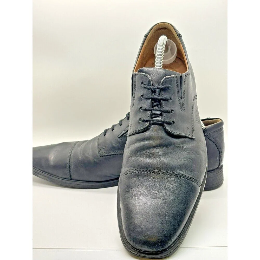 Clarks 15770 Narrative Tilden Cushion Plain Toe Dress Oxfords shoes Men's 11M